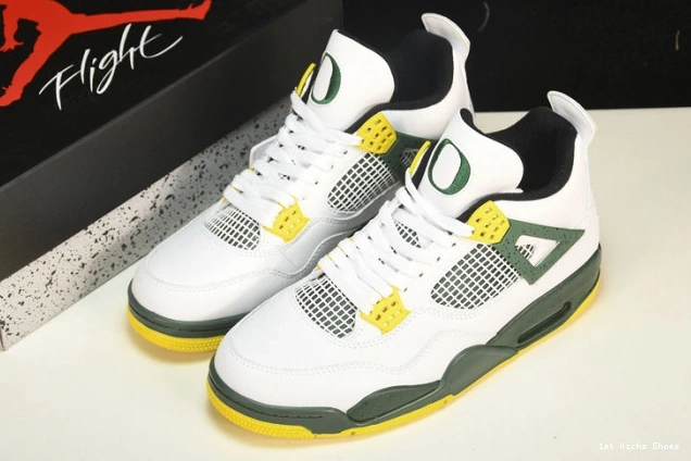 1st Kicks 4 Retro Oregon 257-255275 Ducks Jordan Duckman 0719